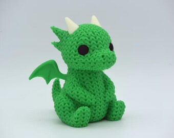 Animal impreso en 3D de estilo tejido