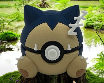 Arte de fan de Snorlax de la Pokebola de Pokémon