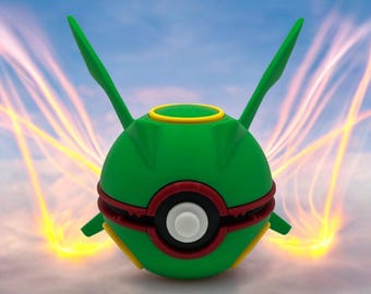 Arte de fan de Rayquasa de la Pokebola de Pokémon