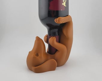 Animal Wine Bottle Holder • Cute 3D Animal Wine Stand Gift