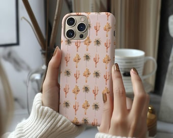 Desert Cactus Tough Phone Case | Southwestern Palm Tree Cover