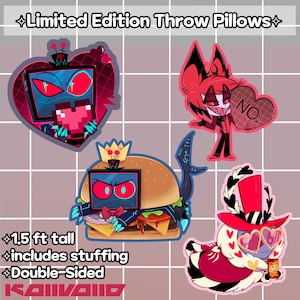 Limited Edition Hazbin Throw Pillows