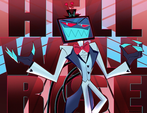 Hazbin Hell Will Rise Print - Etsy