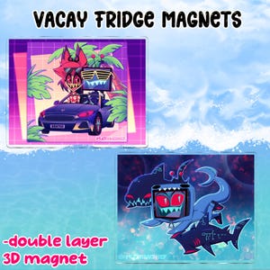 Reserva los imanes 3D de Hazbin Summer