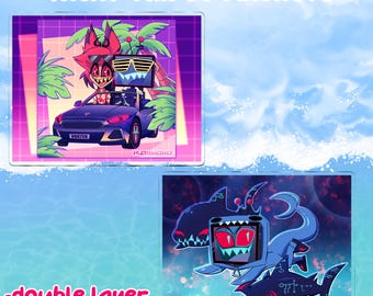 Imanes 3D de Hazbin Summer
