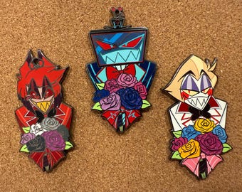 Hazbin Bouquet Pride Pins