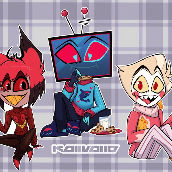 Hazbin Winter Chibi Keychains