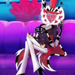 Hazbin Hotel Valentino Club Print
