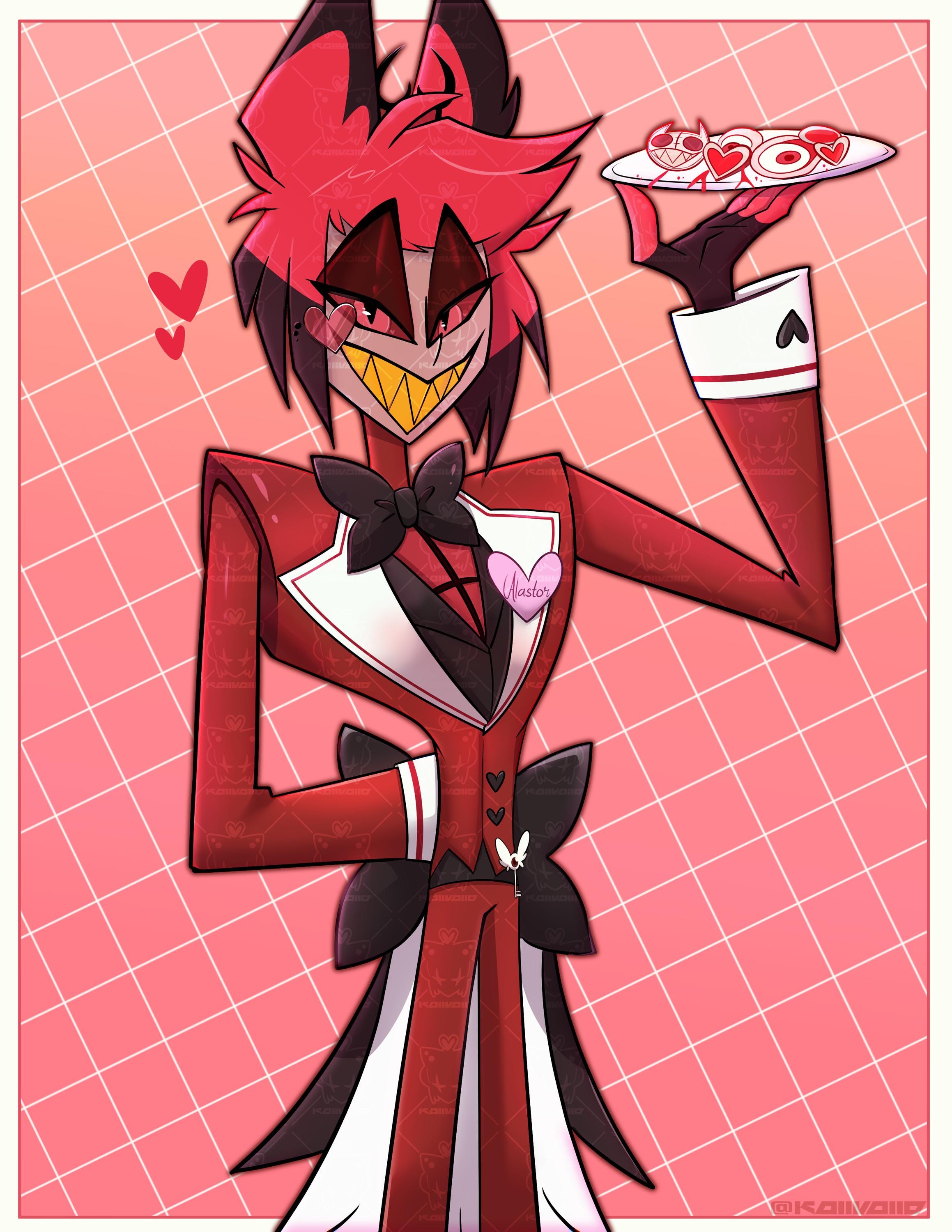 Alastor hazbin hotel poster - Etsy 日本