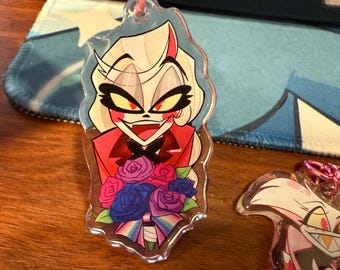 Hazbin Bouquet Pride KEYCHAINS - Etsy