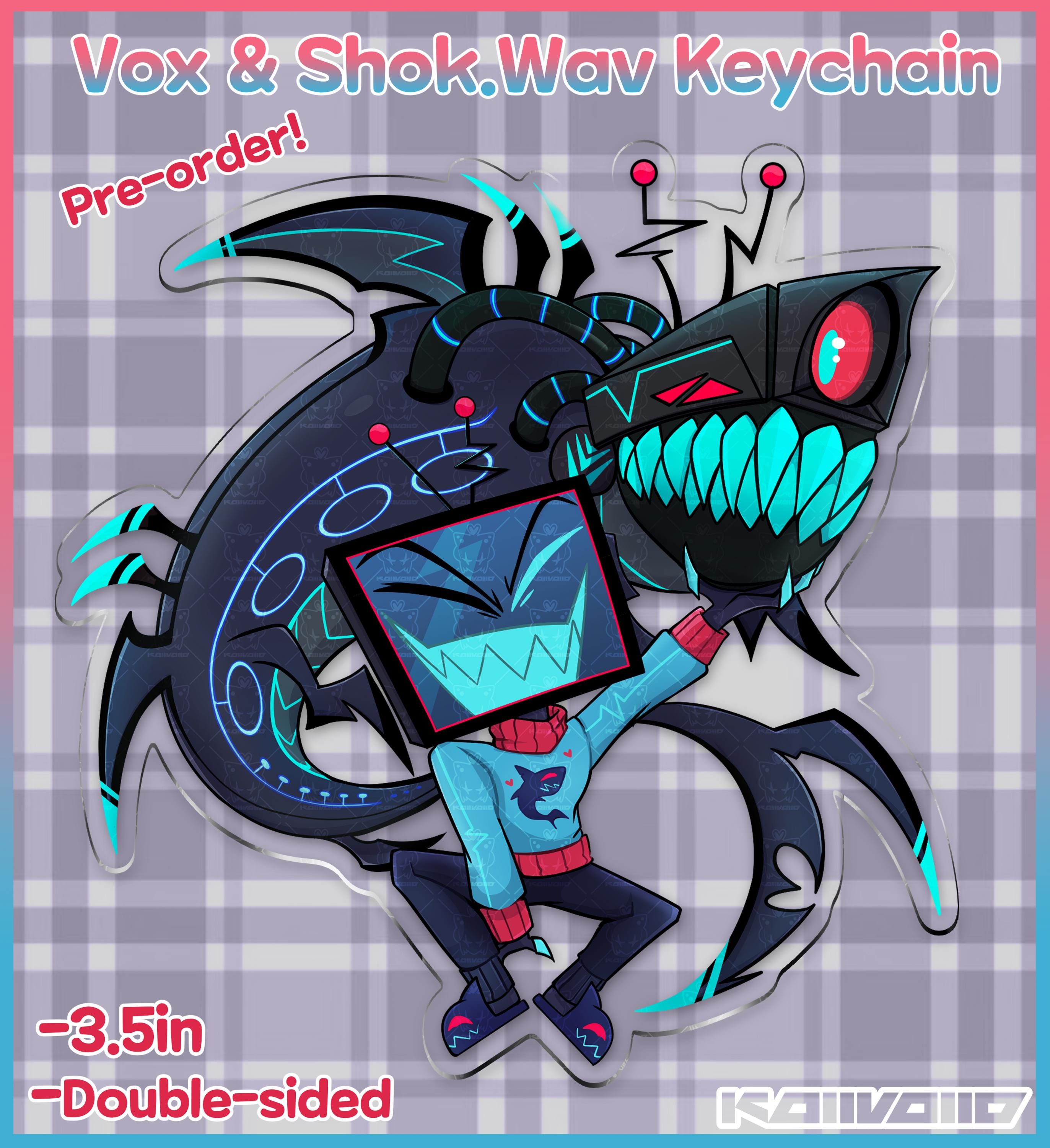 Vox&shok.wav Keychain PRE-ORDER - Etsy