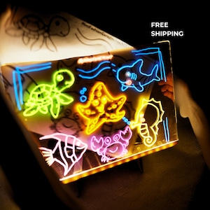 LED Drawing Board for Kids, Light Up Tracing Pad with Templates, STEM, Screen Free Birthday Gift for Boys & Girls, Art Toy for Kids
