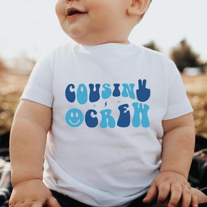 Koszulki Cousin Crew dla dzieci Duże koszulki Cousin Dopasowana koszulka Cousin Nowość w koszulce Cousin Crew Bluza Cousin Prezent Cousins dla dzieci