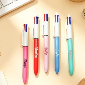 Personalized Coworker Gift Ballpoint Pen, Custom Student Name Pen, Engraved Teacher Appreciation Pen, Custom Wood Pen For Colleague image 1