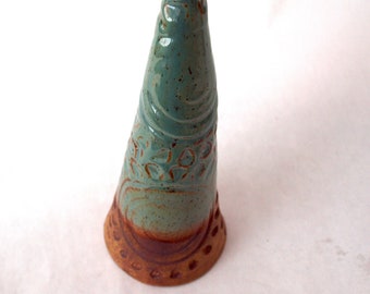 Ceramic holiday tree, Simple and earthy Christmas decor, Tabletop Holiday decor