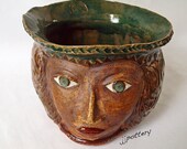 Planter, Head Planter, Plant Container, House plant container, Head shaped planter, Indoor gardening pot, Indoor planter, Home decor