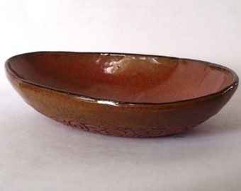 Pottery bowl, Handmade ceramic bowl, Serving bowl