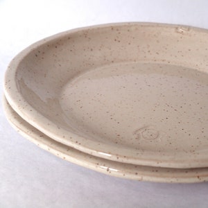 Pottery Dinnerware, 2 handmade stoneware dinner plates