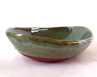 Pottery bowl, Handmade ceramic bowl, Serving bowl,