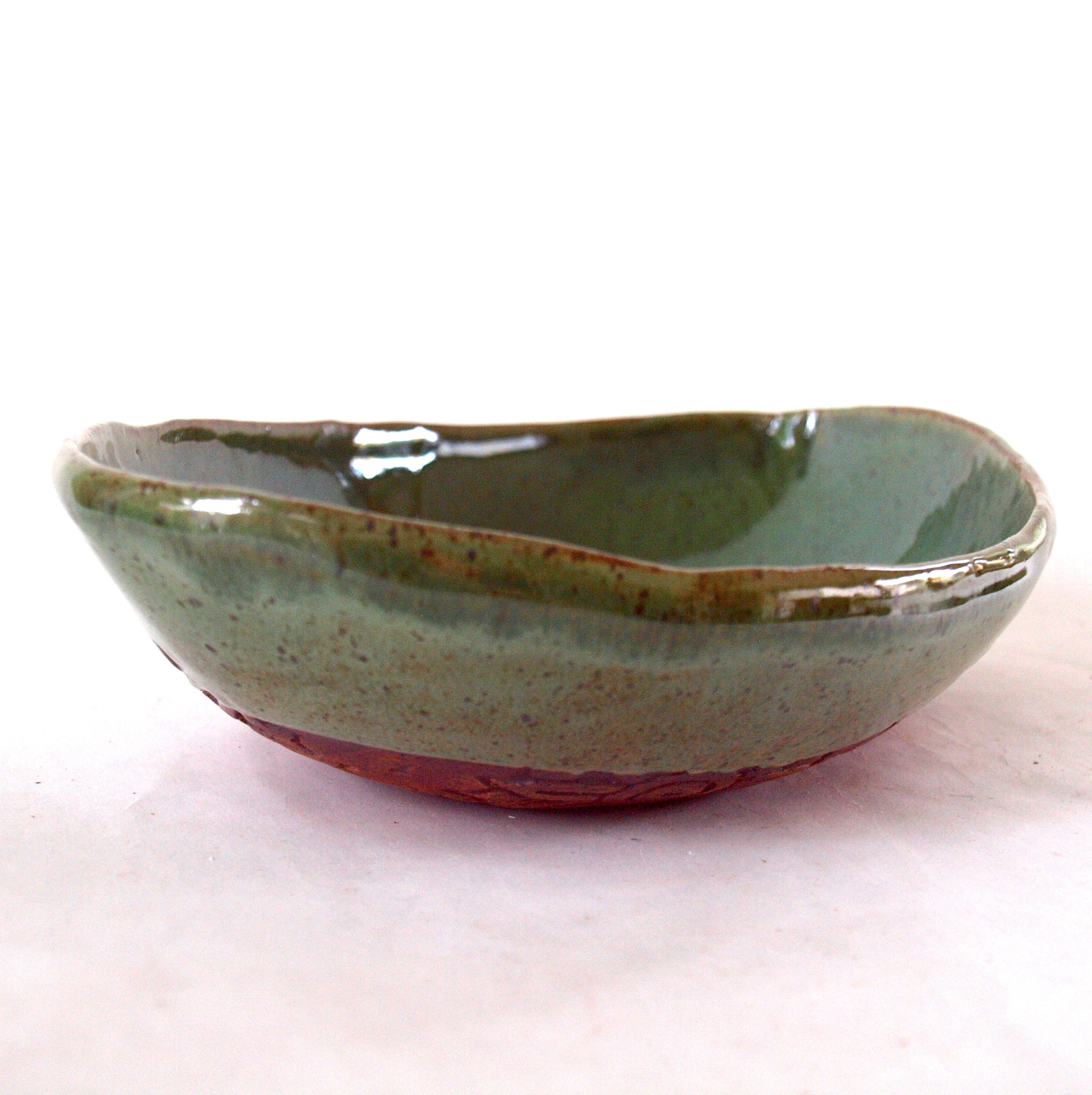 Large Oval Salad Bowl — peter pots pottery