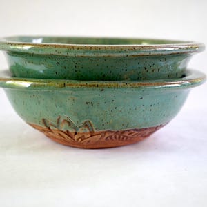 Pottery bowl set, 2 ceramic bowls, perfect for an individual serving or a small side dish