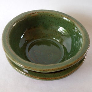 Pottery bowl set, 2 ceramic bowls, perfect for an individual serving or a small side dish image 5