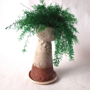 Handmade Ceramic Planter: Earthy Succulent & Air Plant Container
