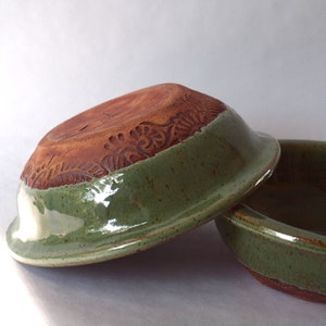 Pottery bowl set, 2 ceramic bowls, perfect for an individual serving or a small side dish image 4