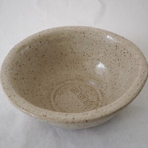 Handmade Ceramic Serving Bowl: Soft White Stoneware Pottery