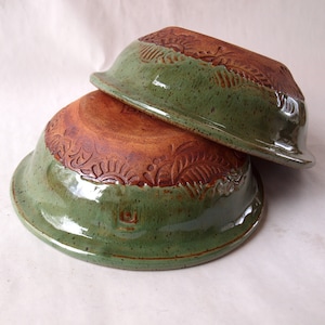 Pottery bowl set, 2 ceramic bowls, perfect for an individual serving or a small side dish