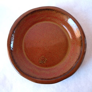 Pottery Dinnerware, 2 handmade stoneware luncheon plates image 4