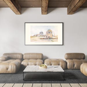 Historic Palestine Wall Art – Printable Poster Set (5x Bundle) | Gaza & Jerusalem | 19th Century City Prints