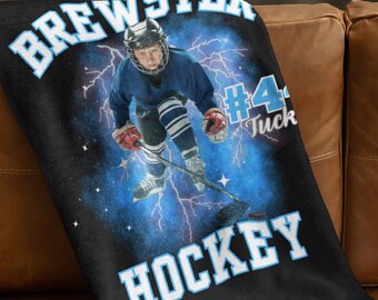 Custom hockey blanket new arrivals