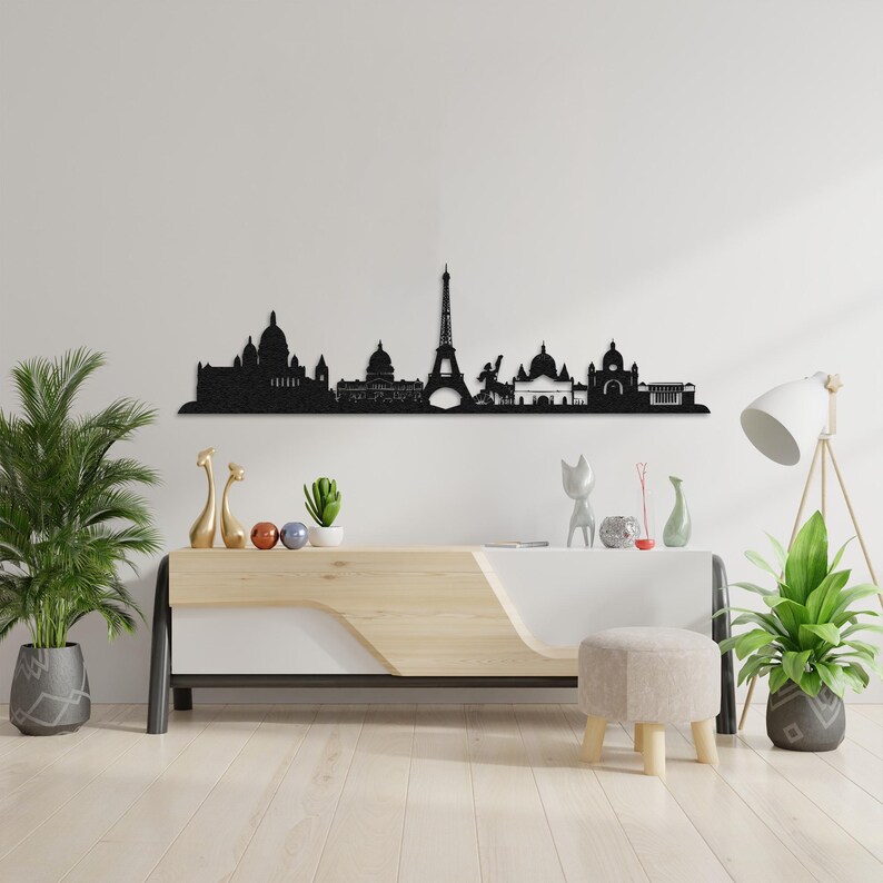 paris silhouette,
metal wall decor,
city silhouette,
wall sign,
eiffel tower,
home office art,
home and living,
birthday gift,
gift for voyager,
christmas gift,
bedroom wall sign,
aesthetic design,
city skylines,
