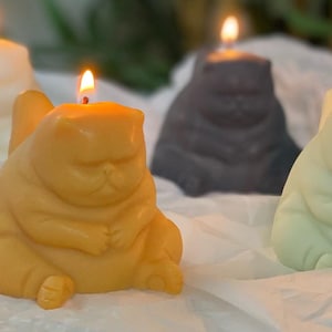 Vela Gato Rabugento: Presente de Aniversário Exclusivo para Amantes de Gatos - Cera de Soja