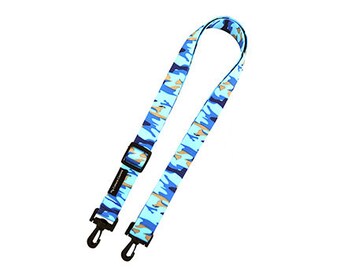 Small Blue Cammo Bag Strap