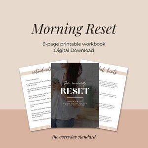 The Morning Reset: 9-Page Printable Guide (Digital Download)