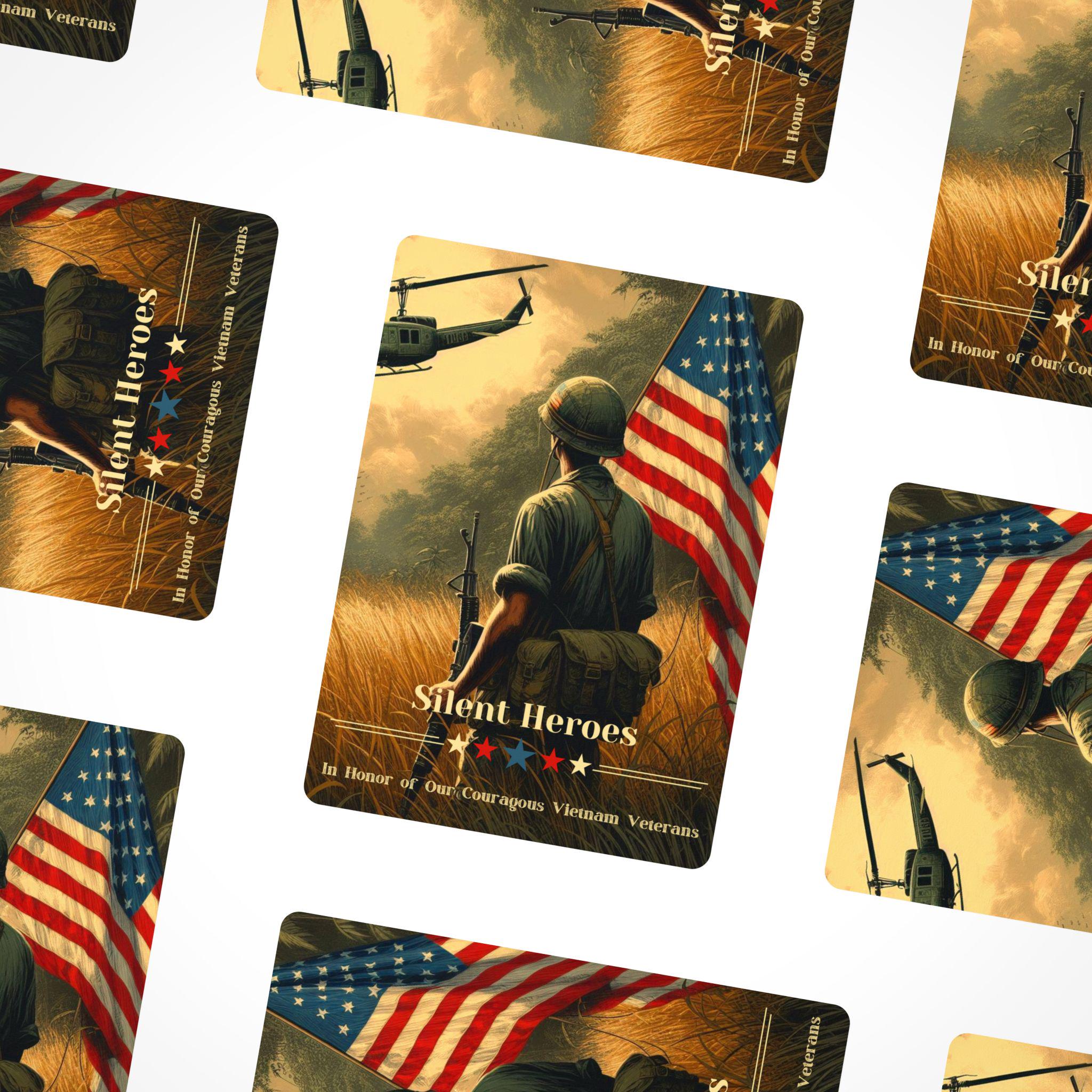 Postcards, American Soldier Tribute to Vietnam War Veterans, Veteran