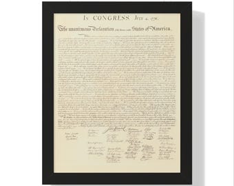 独立宣言と 76 年の精神を描いた愛国的アート ポスター - Etsy 日本