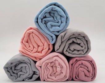 Muslin Baby Swaddle Blanket: Bamboo & Organic Cotton Blend (47" x 47")