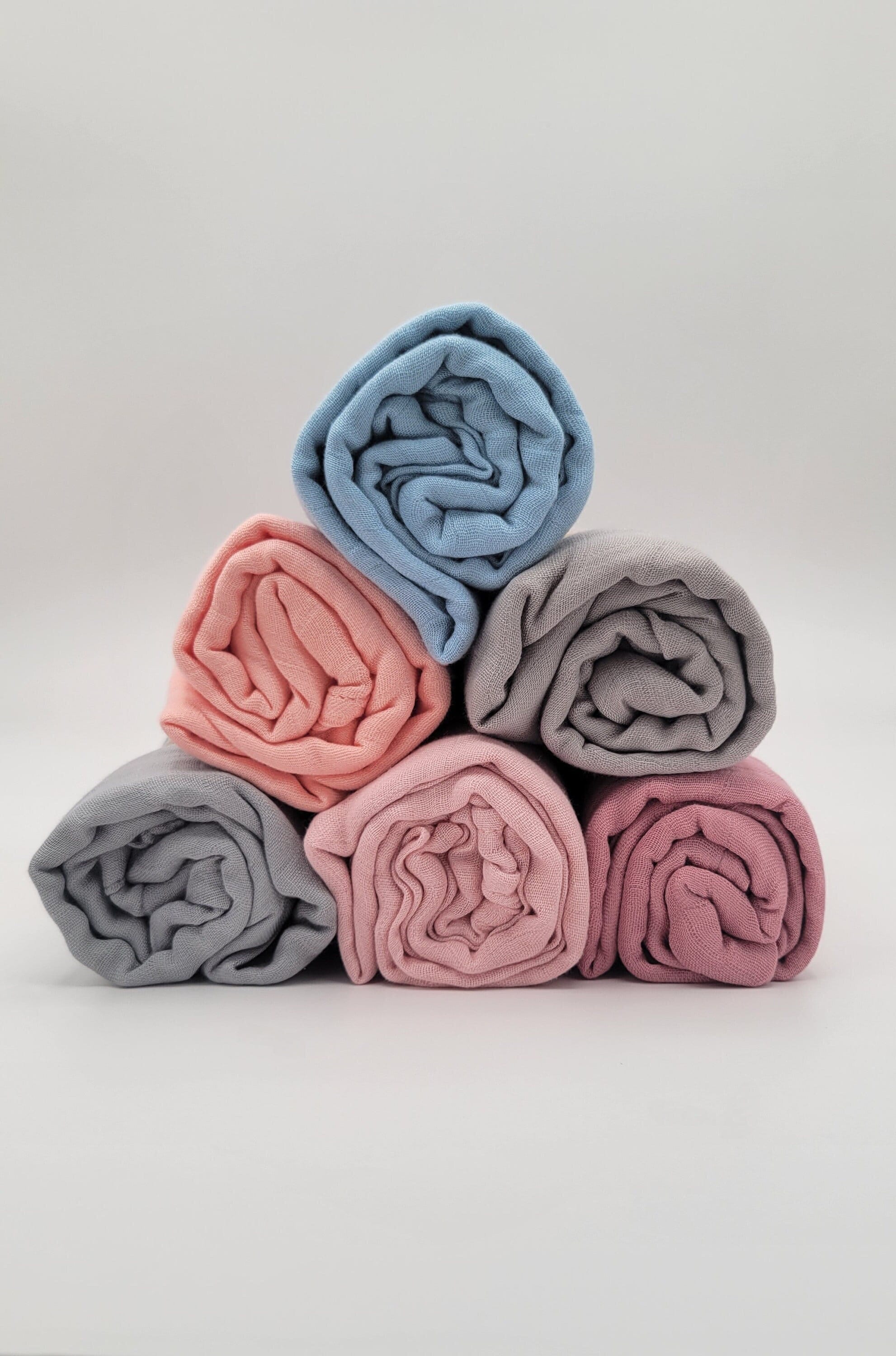 Bamboo Little Baby Nerzdecke – Rosa Wolken-Muster, 120x120 Cm, Superweich, Für Neugeborene & Babys