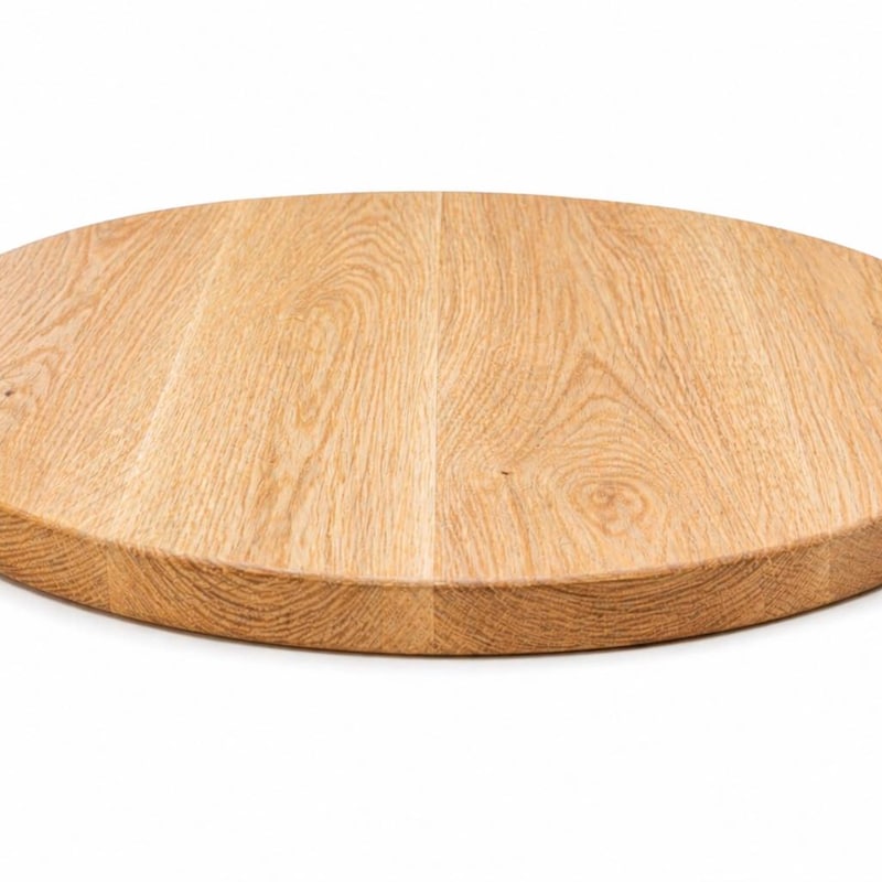 72 Round Oak Table - Etsy