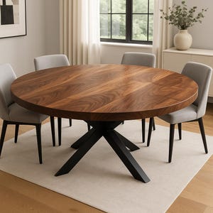 premium handmade walnut custom sized dining table top - custom sized kitchen counter top - custom counter top - custom sized walnut table