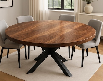 premium handmade walnut custom sized dining table top - custom sized kitchen counter top - custom counter top - custom sized walnut table