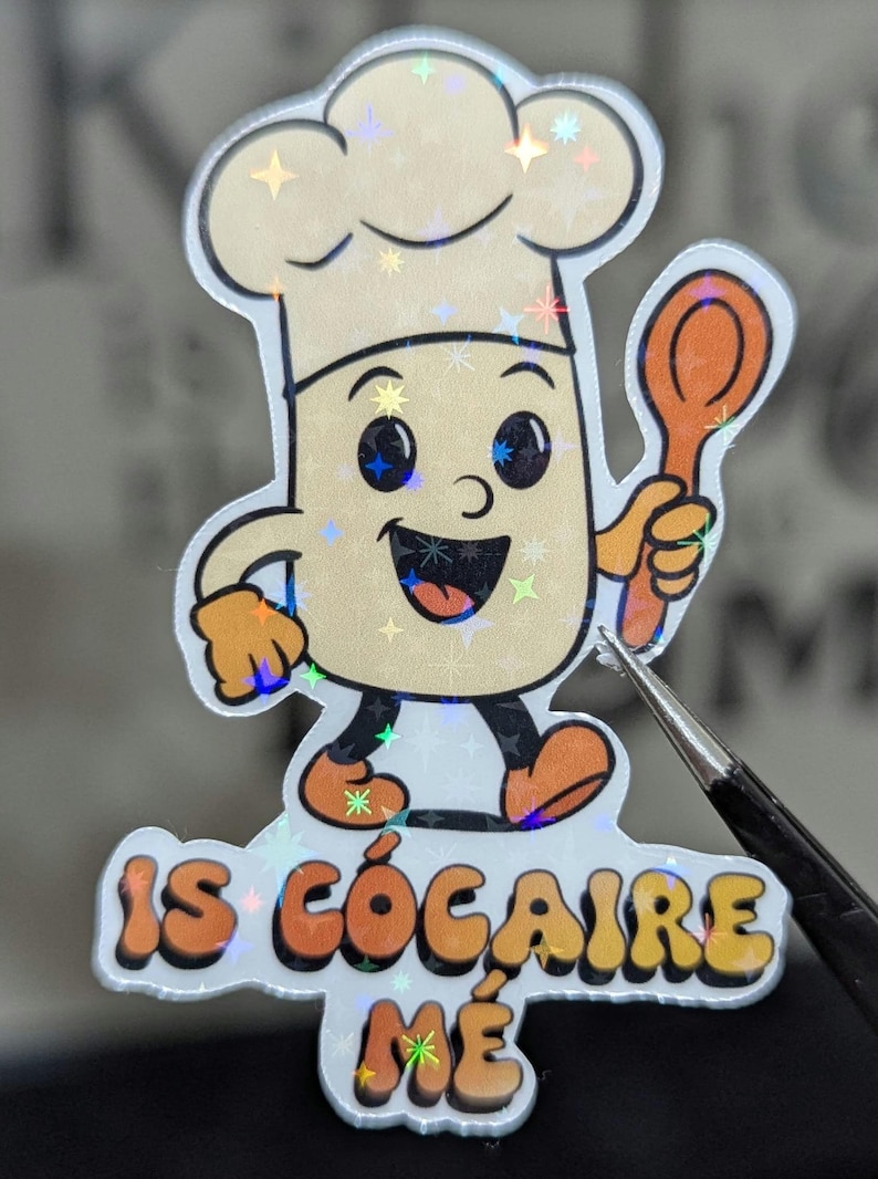 chef character holding a wooden spoon wearing a chef's hat and smiling in a friendly manner, very cute.