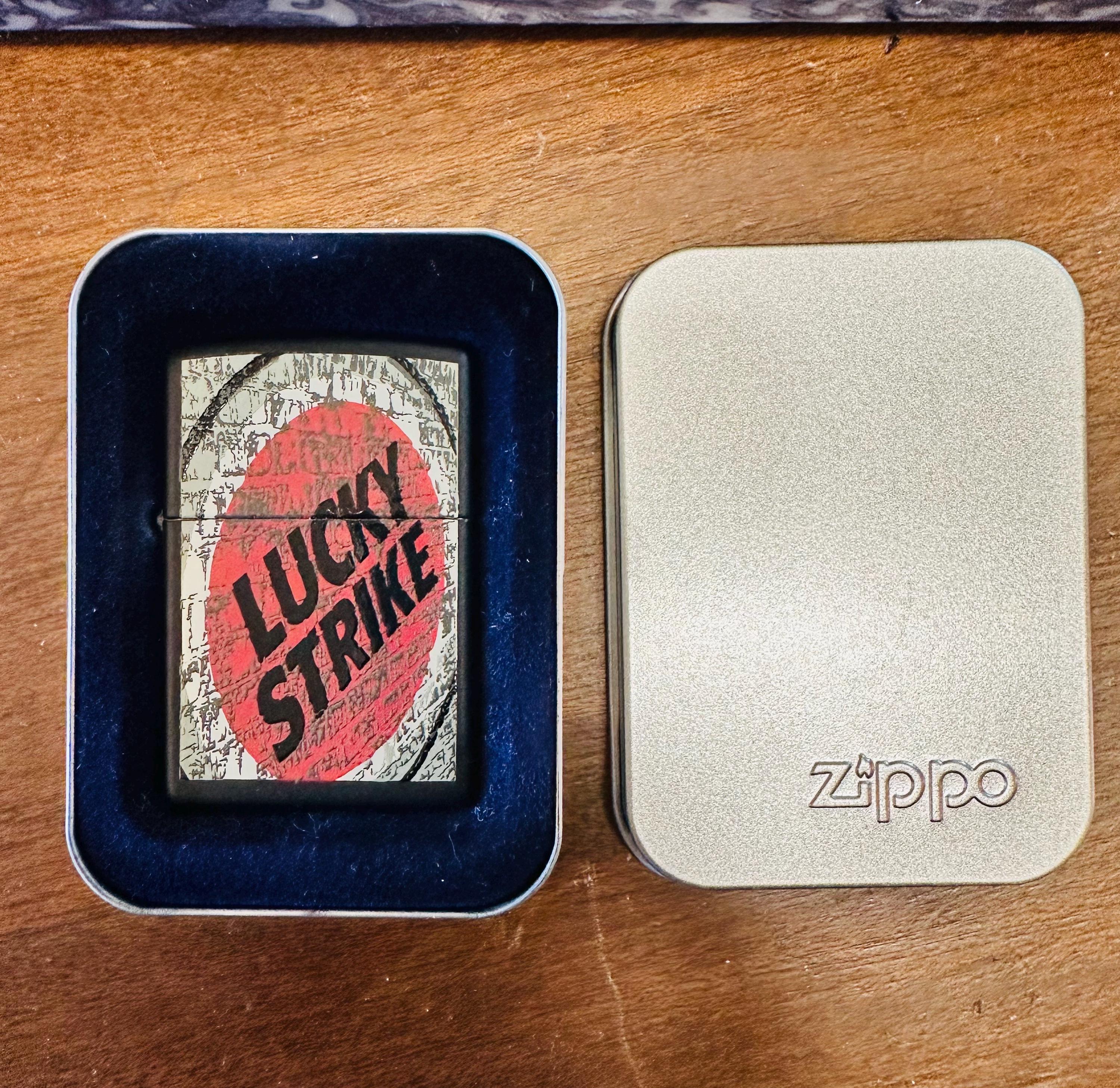 Lucky Strike Zippo - Etsy