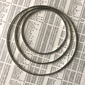 wreath hoop supply macramé hoops 8cm 10cm 12cm 1 piece round hoop dreamcatcher wall hanging ring stainless steel image 1