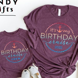It's My Birthday Cruise 2025 Tee,Birthday Cruise Crew Shirt,Custom Cruise Tee,Matching Cruise Crew Tee,Family Cruise Tee,Cruise Ship Shirt