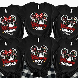 Christmas Disney Birthday Shirt,Disney Birthday Trip,Christmas Birthday Gift,Disney Family Tee,Disney Bday Squad,Birthday Girl,Disney World
