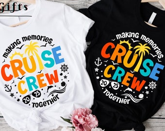 Cruise Crew 2025 Shirt: Matching Group Vacation Tee